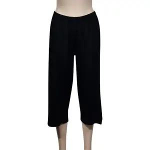 편안하고 쾌적한 여성 인견 블랙 8부속바지