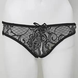 갈라팬티 속옷 트임 블랙