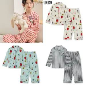[탑텐키즈](신세계 사우스시티)26년 SS 공용)[피너츠] 레이온 파자마셋업(9부) MKG5UI3811