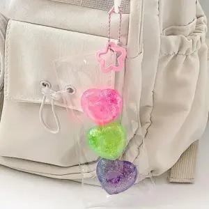 말랑쫀득 쫀득이 열쇠고리 말랑이 키링 3색 3개 (WFI219U)