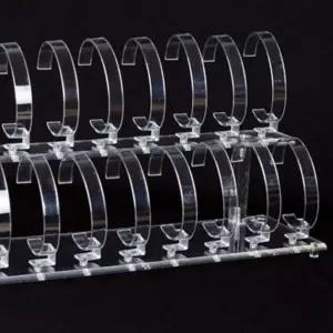 시계 전시 거치대 수납 보관 정리대 아크릴 2단 (WFHH41M)