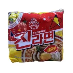 오뚜기 진라면 매운맛 120g 1박스 40개입 K