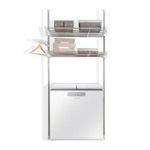 폭조절 세탁기선반 2단 김치냉장고선반 베란다선반 W4BC5DD