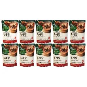 CJ제일제당 비비고 육개장 500g 10개 / 써클