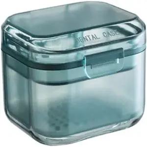 J.B.Y Just Be Yourself 3겹 리테이너 보관함 뚜껑이 있는 틀니 케이스 휴대용 마우스 가드 용기 치아 소켓