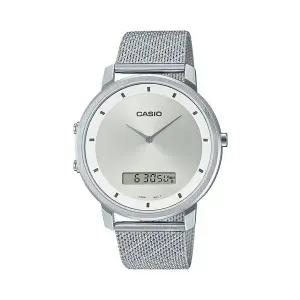 [신세계라이브쇼핑]카시오 MTP-B200M-7E 클래식 라운드 남성 메탈 아날로그 전자 시계