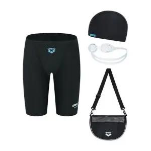 아레나 남아동 4부 수영복 수경 가방세트 U163195