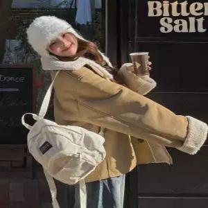 매장정품 jansport 하프파인트 코듀로이 미니백팩 COCONUT