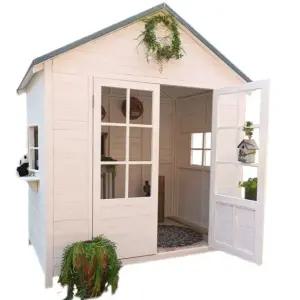 이동식 목조 주택 야외 농막 창고 조립식 오두막 나무집