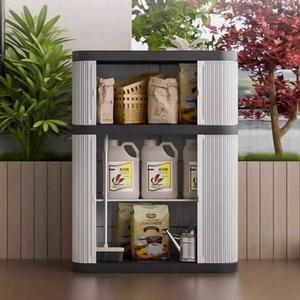 DIY 베란다 수납장 방수 로봇청소기 캐비닛 조립식 마당 2단 실외 DIY베란다