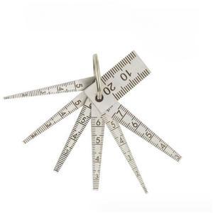 갭자 눈금자 세트 측정 테이퍼 가죽케이스 구멍 두꺼운 간극 뎁스 게이지 기타측정기