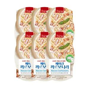 쉐프엠 베이컨 까르보나라 파스타 230g 6개