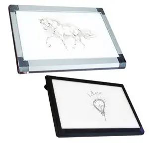 [오너클랜]휴대용 led 드로잉 보드 아크릴 led 라이트 패드 작업용 얇은