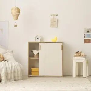 AD135 슬라이드 미닫이 수납장 800 1color