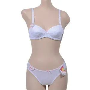 주니어 풀컵 샤통 브라팬티세트 3단계 구름패턴 (WFH6XZ4)