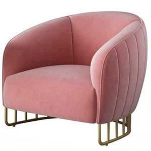 벨벳소파 1인용 원형 카페 호텔 인테리어 녹색 핑크