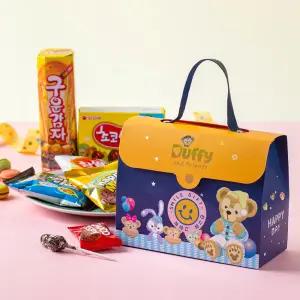 과자선물세트 손잡이 과자가방 학교 유치원 기업 관공서 어린이 단체 행사 간식꾸러미 간식구디백 선물포장