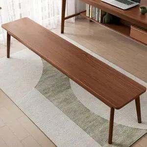 감성만족 140cm 월넛 원목 벤치의자 (WFHJLSI)