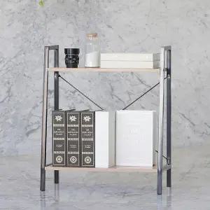 [이오스트]이지심플 우드2단 선반 (블랙)