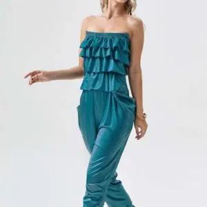 점프슈트 여성 그린 점프슈트 바캉스 휴가 비치웨어