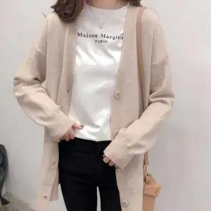 여자 봄 나들이 룩 주말 간절기 가디건 브이넥 기본 예쁜가디건니트