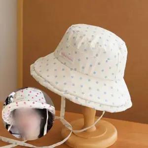 파스텔 도트 버킷햇 벙거지모자 정글모자 사파리 여름 여자 여성 휴양지 썬캡