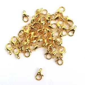 홀더 고리 키링 랍스터고리 골드 비즈공예부자재 50개입 친구들이물어보는