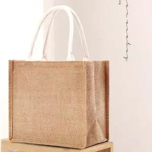 린넨토트백 여성 여름 휴가지 손가방 특대형 에코백