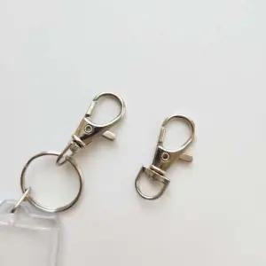 D형 키홀더 키링 부자재 버클 실버 35mm 키홀더