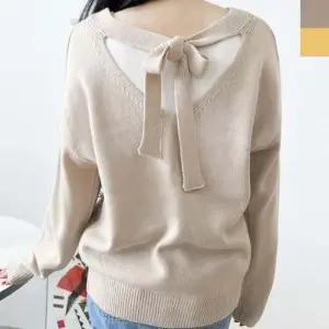 여자 리본 니트 가디건 1P 여친룩 여성 간절기 카디건 여친룩