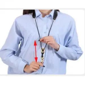 고품질 색소폰 악기 가죽 스트랩 목걸이 보관 홀더 사용자 편의형 (WFKJI2T)