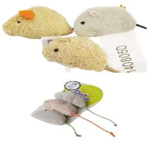 고양이 장난감 쥐 완구 3P 취미용 유희용품 (WFKIPVT)