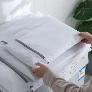 고품질 메쉬 사각 세탁망 망사 대형 속옷 이불 빨래망 (WFKKHUX)