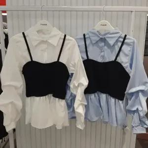 무자크홈플러스17 HC17 LGD-87  L/블루 여성 봄 간절기 셔츠 블라우스 MQ2WBL08