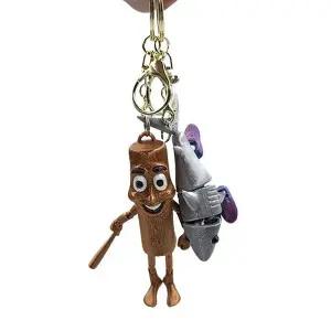 이탈리안브레인롯 관절 피규어 키링 랜덤 6P 가방고리 (WFKIDM9)