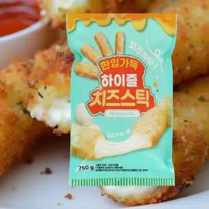 우일수산 치즈스틱 하이즐 750g 냉동 모짜렐라