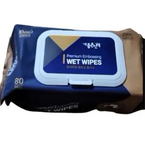 기분좋은선택 프리미엄 엠보싱 물티슈 80매 10팩