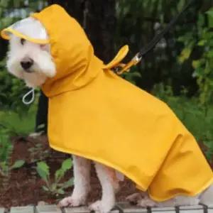 강아지 우비 올인원 비옷 애견 레인코트 판초 반려견 WFHYSKJ