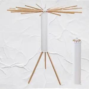 이동식 빨래건조대 조립형 스틸 행거 공간절약 옷걸이 세탁물 건조대 (WFKKZBG)