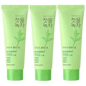 과일나라 첫물녹차 모이스트 클렌징 폼, 50g, 3개 / 휴대용 여행용