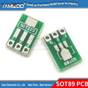 호환  20pcs SOT89 SOT-89 SOT-223 SOT223-DIP PCB 전송 보드 DIP 핀 보드 피치 어댑터 키 세트