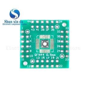 호환  DIP 핀 보드 피치 IC 어댑터 플레이트 변환 보드 DIP44 QFN48 QFN44 0.5mm QFP PQFP LQFP 44 48 to D