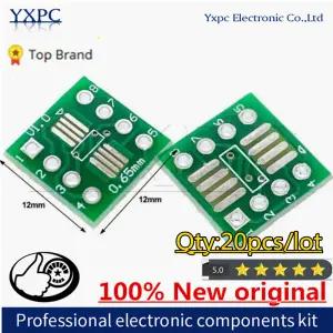 호환  20PCS SOP8 DIP8 SMD-DIP IC 어댑터 소켓 SOP8TSSOP8SOIC8SSOP8 보드-DIP 어댑터 변환기 플레이트 0.