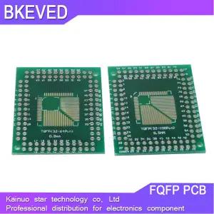 호환  10PCS LQFP TQFP 32 44 64 80 100 FQFP to DIP 전환 보드 DIP 핀 보드 피치 어댑터 0.50.8mm 어댑터
