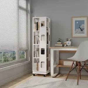 선반 회전책장 책꽂이 이동식 철제 책장 회전 책꽃이 진열대