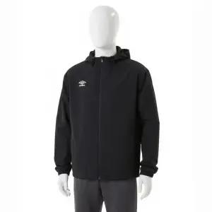 엄브로 액티브 베이직 후드 바람막이 자켓 블랙