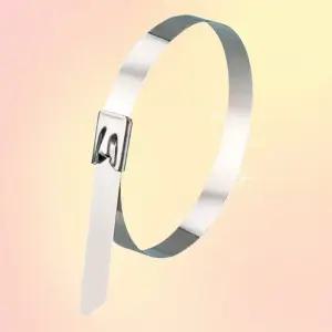 스텐 메탈타이 케이블 배관 고정 묶음 실외 전선타이 (WFKKUH4)