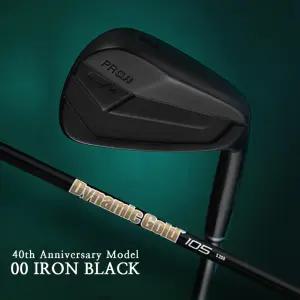 미우라콜라보 PRGR 00 블랙 남성아이언 다이나믹골드 샤프트 6아이언세트