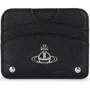 [명품] 25FW ORB 로고 하프문 카드지갑 블랙 54030003U S000D N403