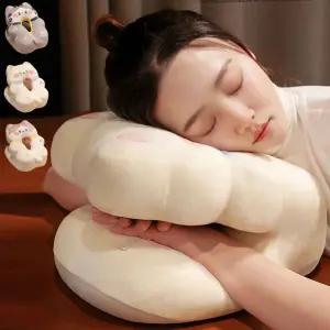 캣낮잠베게 SIS 724말랑쿠션 탁상 방석 베게 책상